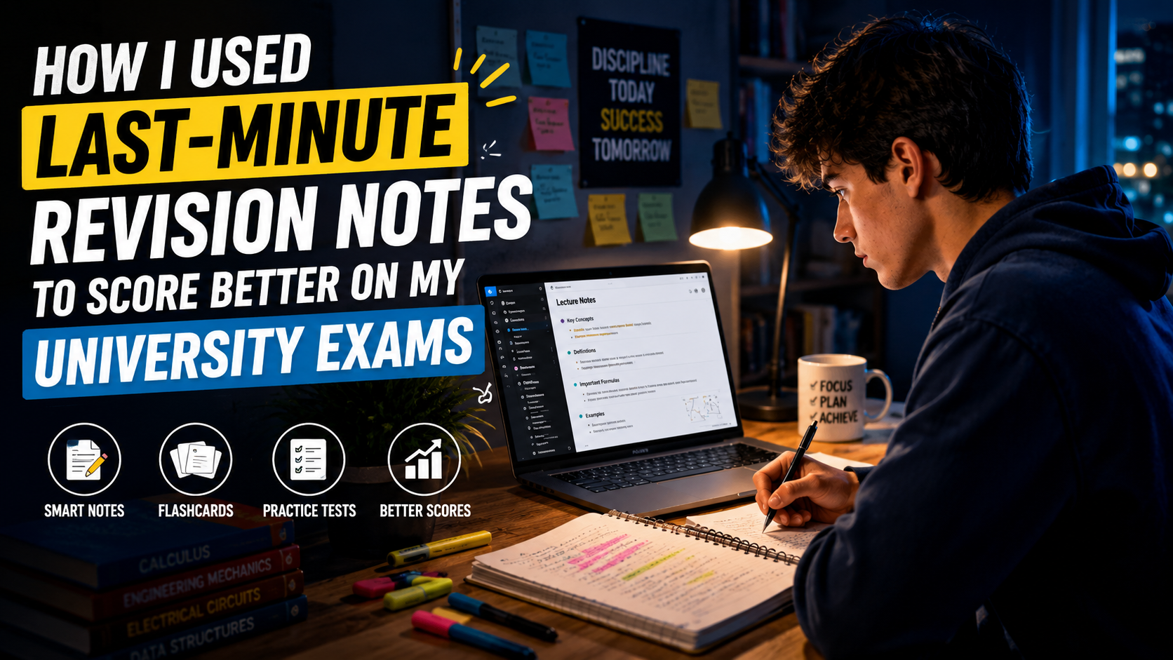 How I Used Last-Minute Revision Notes to Score Better on My University Exams